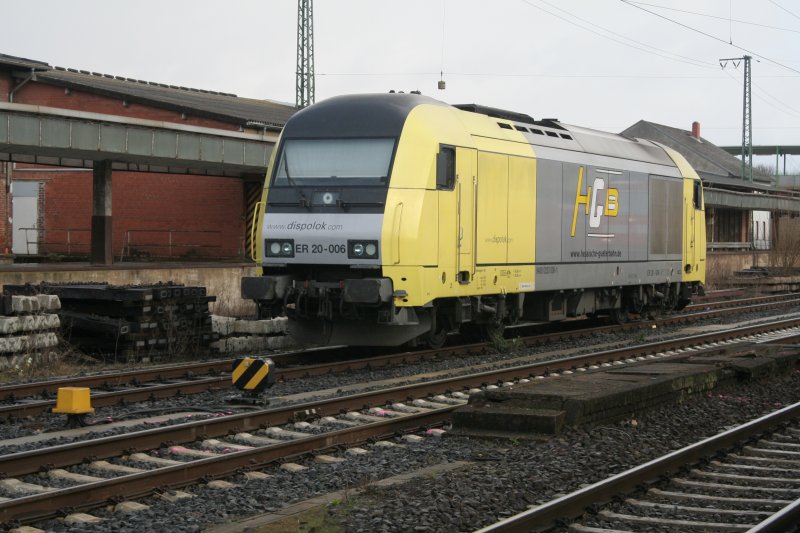 ER 20 006 von der HGB am 1.3.2008 in Gieen abgestellt.