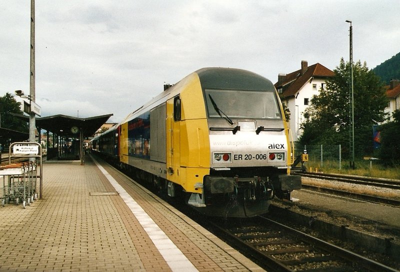 ER 20-006 mit alex in Immenstadt, August 2004 (eingescanntes Foto)