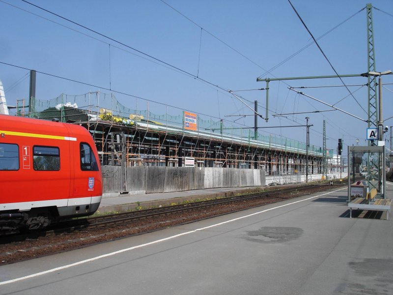 Erfurt Hauptbahnhof, nrdliche Blickrichtung
