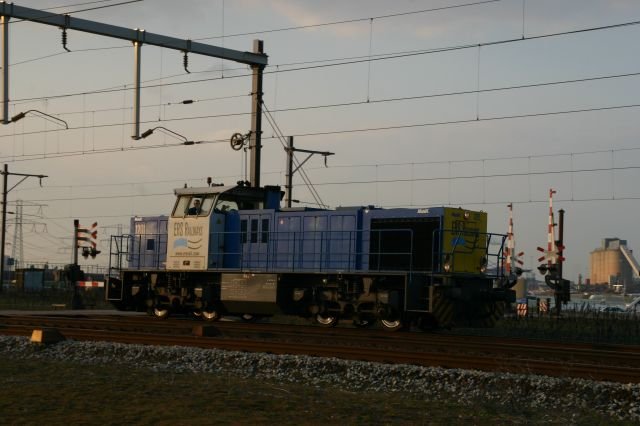 ERS 1201 verl�sst den Erz- und Kohleumschlagplatz auf Maasflakte; 25.03.2007