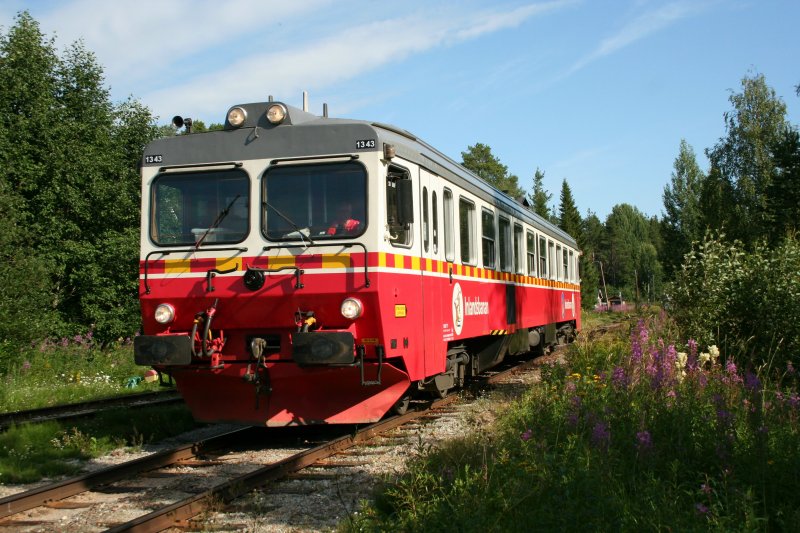 Ersatzzug SJ Y1 1343 der Inlandsbanan. sarna 29.7.2008.
