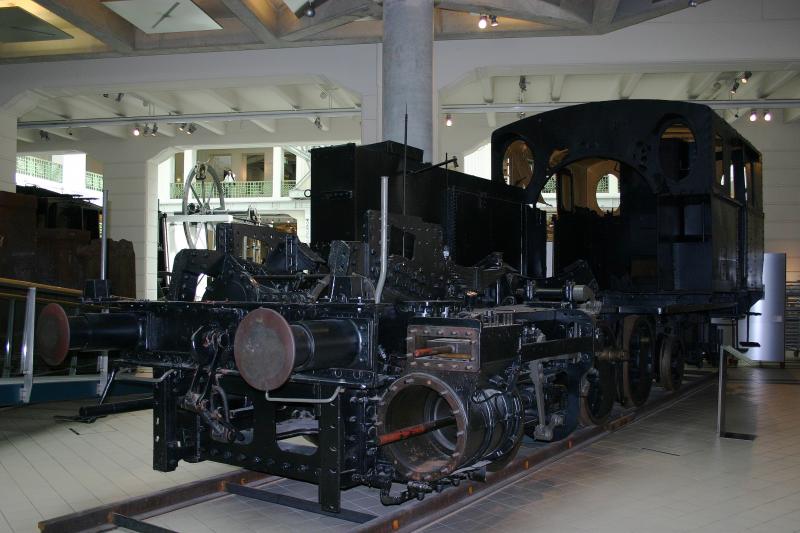 Erzbergdampflok 97.201 am 2.4.2006 im Technischen Museum in Wien.