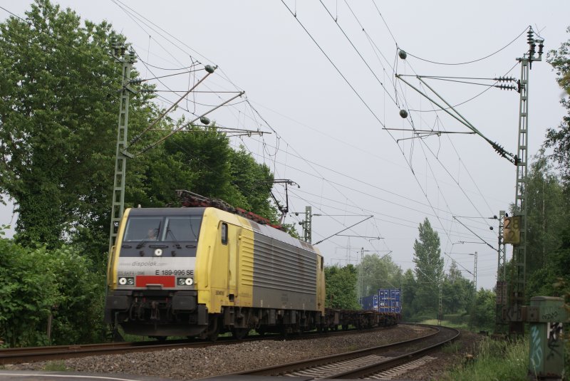 ES 64 F4-096 mit DGS 59614 Weil am Rhein - Wanne-Eickel Bro/Sot am 30.05.08 am Km 28,190