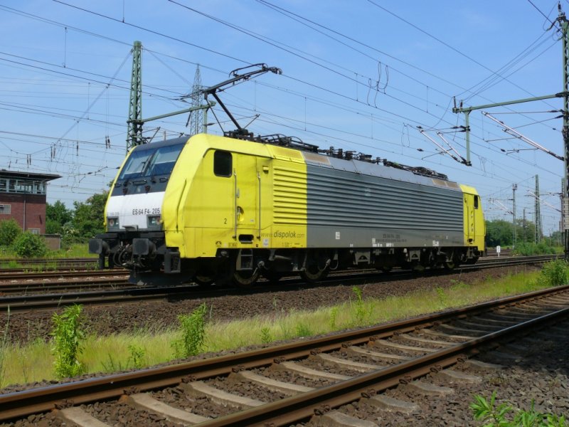 ES 64 F4-205 in Oberhausen-West am 25.5.2009