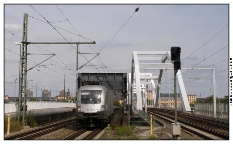 ES 64 U2 100 in Ludwigshafen Mitte.