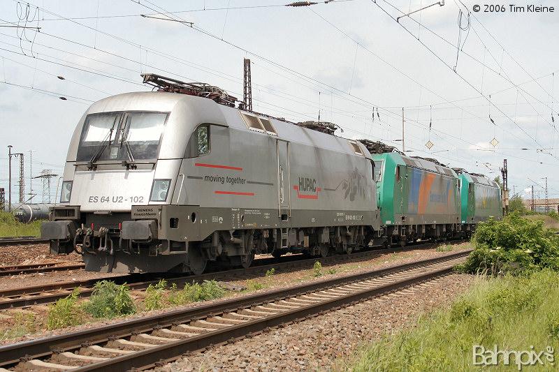 ES 64 U2-102 am 26.05.2006 in Grokorbetha.