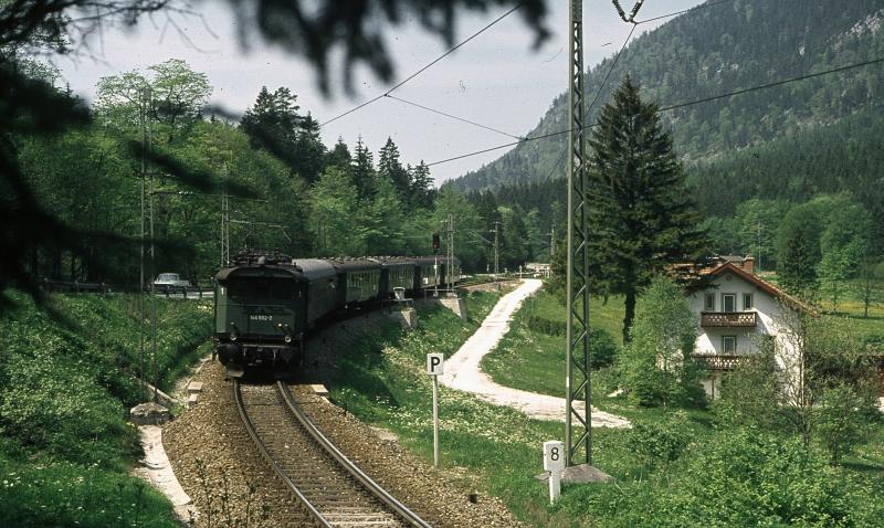 Es ist nicht mehr weit und die E 44/5 wird Berchtesgaden erreicht haben