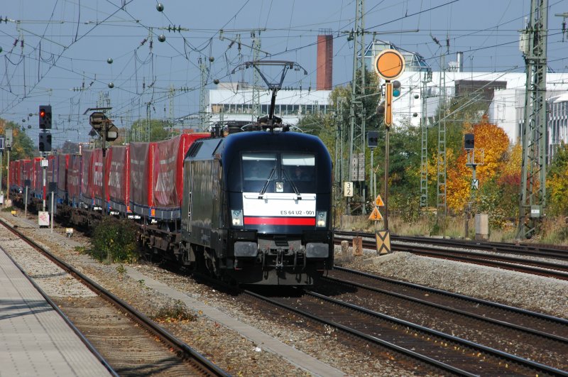 Es wird immer schwrzer: ES64U2-001 mit dem Winner am 08.10.08 am Heimeranplatz