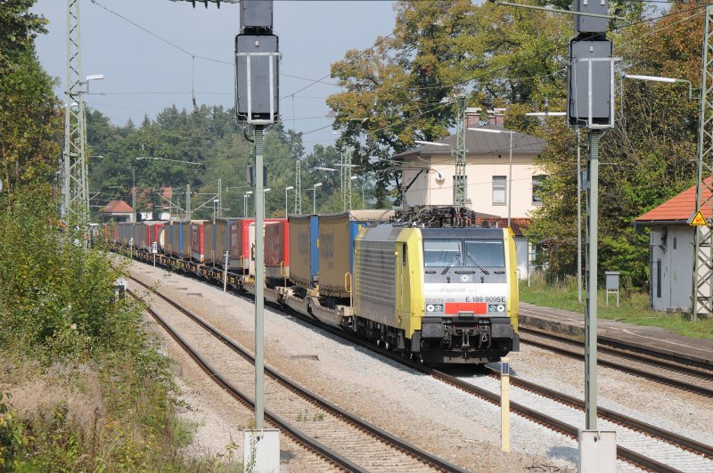 ES64 F4-009 am 23.09.09 in Aling/Obb Richtung Brenner