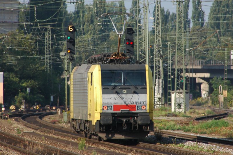 ES64 F4-014 am 23.08.09 in Mnchen-Ost