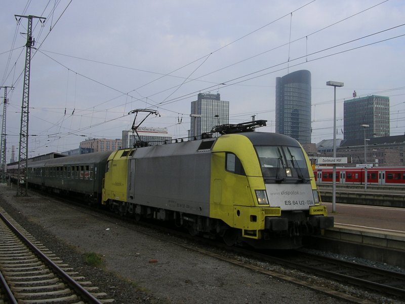 ES64U2-034 (182-534) mit Tanzzug 95245 aus Halle,verlsst Dortmund Hbf.(21.09.2008)