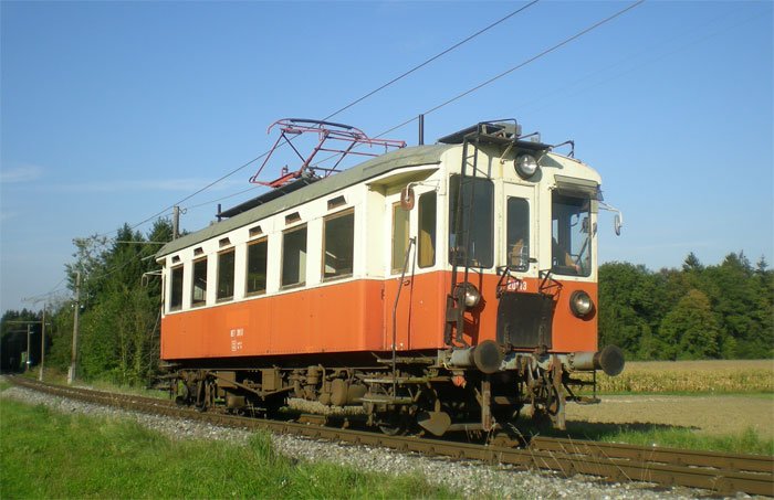 ET 20113 auf Probefahrt auf der LV am 20.09.2007. Mittlerweile wurde der Triebwagen von Stern&Hafferl an die Nostalgiebahnen in Krnten verkauft und befindet sich seit wenigen Wochen in Ferlach.