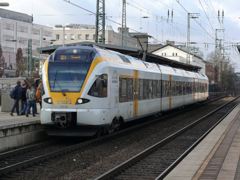 ET 5.09 der Eurobahn in Unna am 12.2.2009