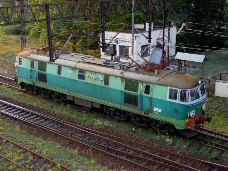 ET22-1051 am 06.08.2007 in Bydgoszcz Wschd (Bromberg Ost).
