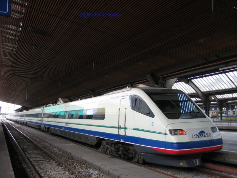 ETR 470  6 in Zrich HB am 26. 10.07 