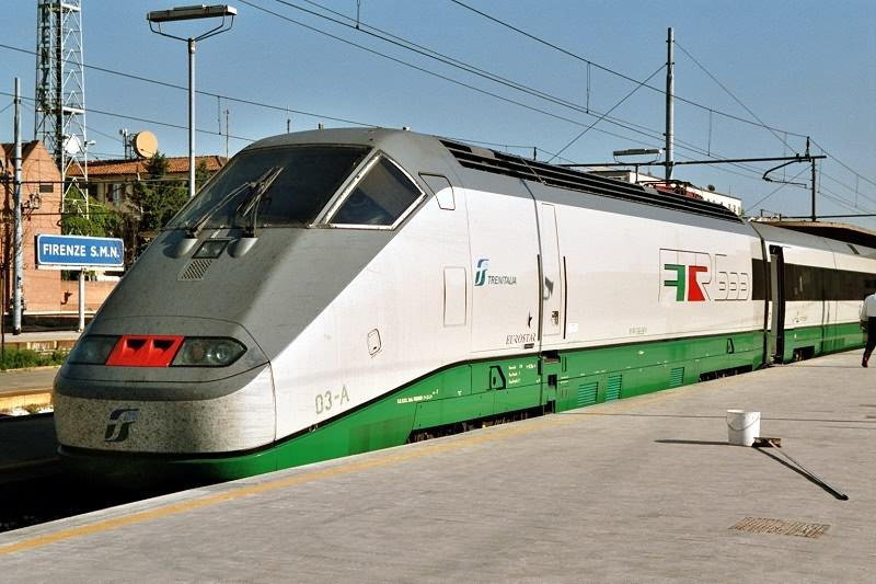 ETR500-Triebkopf in Firenze S.M.N. am 22.9.2004