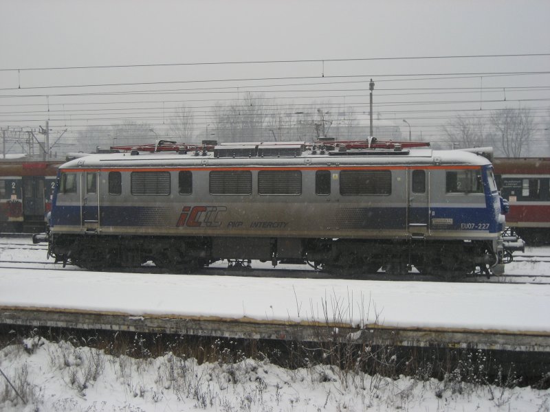 EU07-227 am 10.01.2009 in Częstochowa.