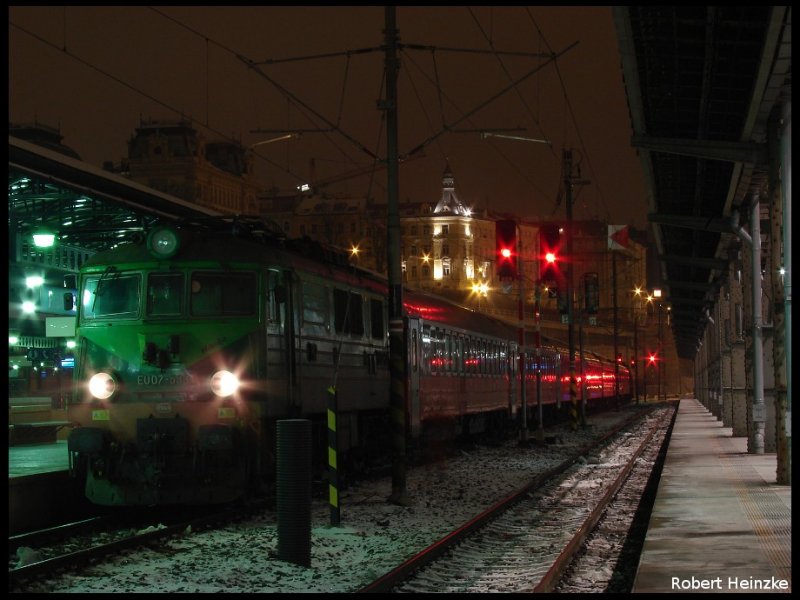 EU07-533 am 12.01.2009 in Praha hl.n.