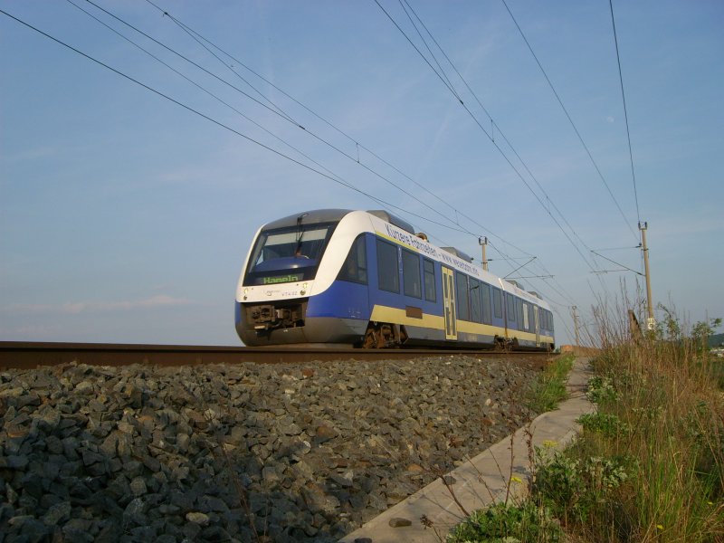 Eurobahn in Richtung Hameln am 28.04.2007 hinter Emmerke.