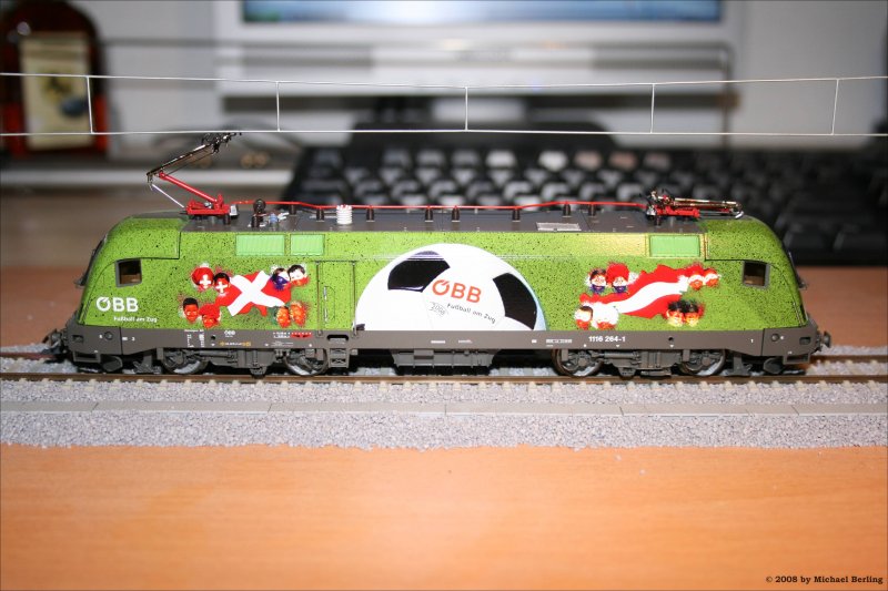 EUROmotion-Lok 1116 264-1 von Roco. BB-Werbecenter GmbH 