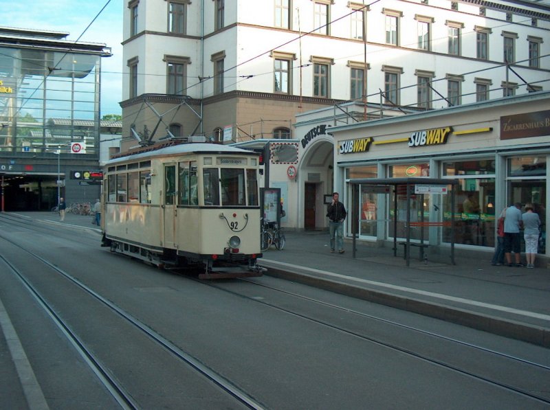 EVAG 92 am Hauptbahnhof Erfurt; 17.05.2008