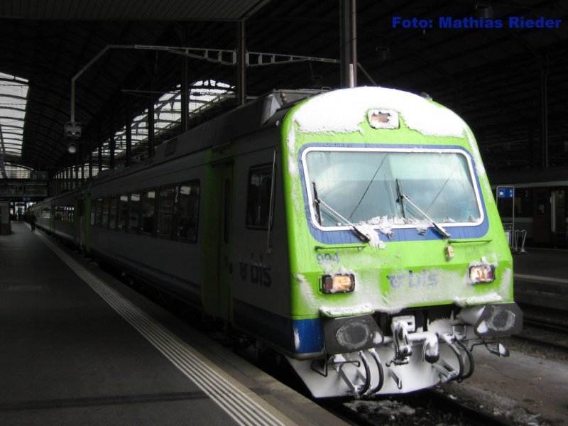 EW III- Pendel als Regio Express nach Bern, am 23.11.08 in Luzern