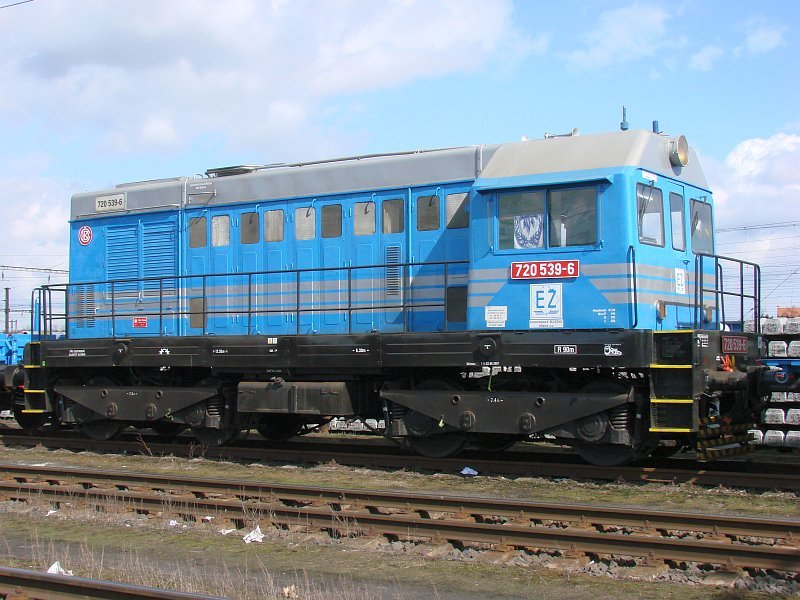 EZ 720 539-6 in Cheb am 29.03.2008