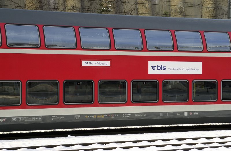 Fabrik neu Doppelstockwagen der Deutschenbahn als ersatz fr die Austehenden Ltschberg Kompositionen der BLS.13.12.2008