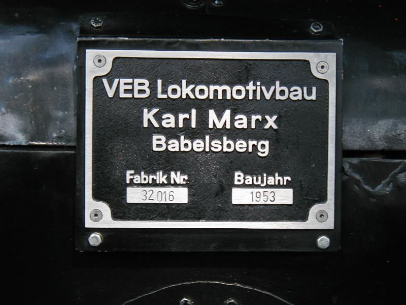 Fabrikschild der 99 1777-4,Lssnitztalbahn
