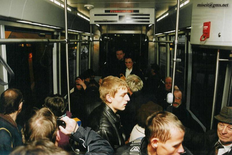 Fahrgastraum des  Leoliner  zur Jungfernfahrt am 20.12.2003