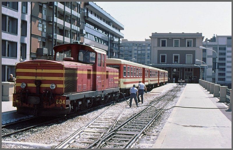 Ferrovia Calabro Lucano in Bari. (Archiv 07/86)