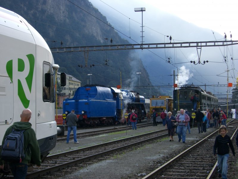 Feststimmung auf dem Festgelnde in Erstfeld! (08.09.2007)