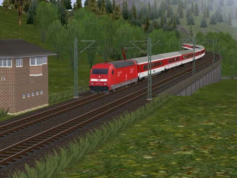 fiktives Anlagenbild mit 101-er Preisgestaltung der DB mit DB-IC