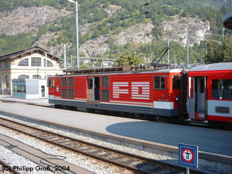 FO Deh 4/4 Nr. 94 in Brig, 21.7.2004