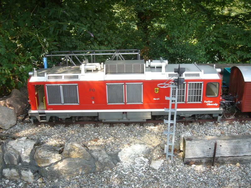 FO Dieselok im Yse Bhnli am Rhy 7 1/4 Zoll