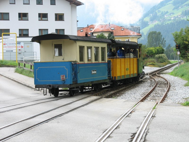 Foto von 2007. Hobbyzug der zillertalbahn in Zell am Ziller