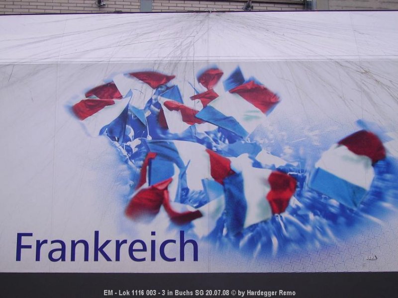 Frankreich in der Schweiz zu Gast in Buchs SG
20.07.08