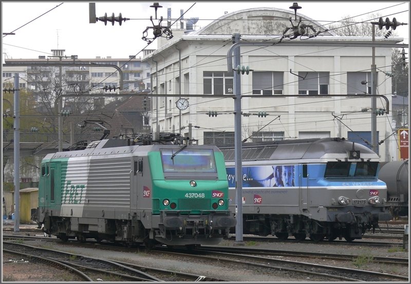 FRET 437058 und 172175 in Mulhouse. (08.04.2008)