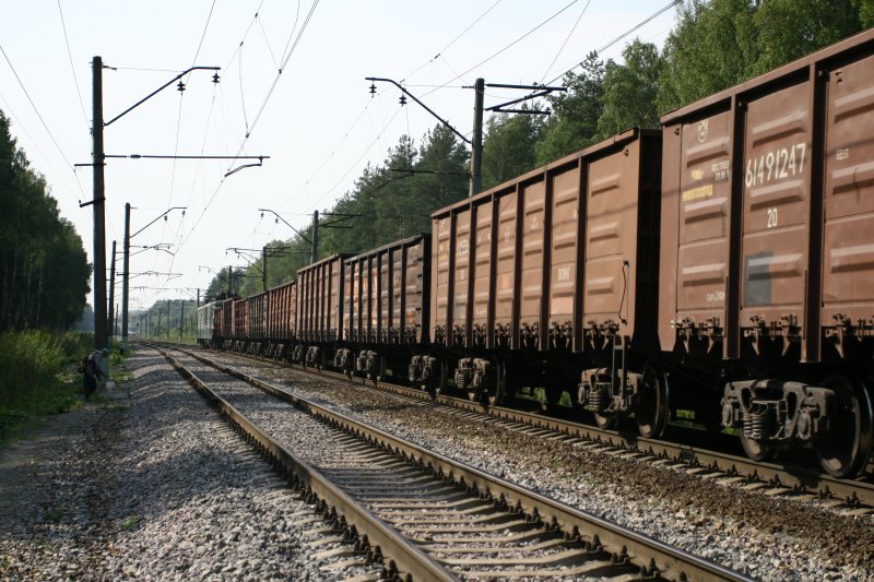 Fright train, Moscow region 18.08.2008