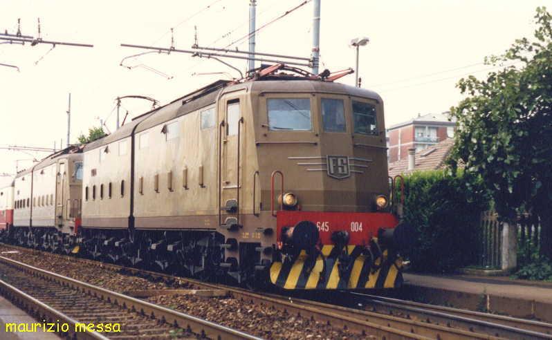 FS E 645 004 + E 645 + EC74 - Desio - 16.06.1987