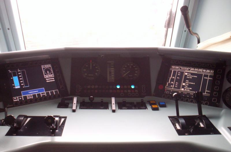 Fhrerstand von einer 146.0 beim Wenden in Aachen Hbf.