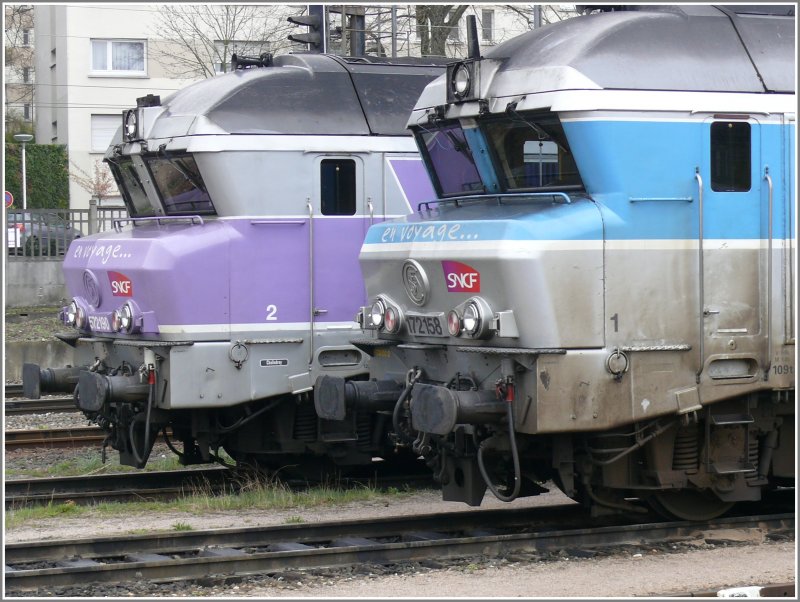 F�r mich eher Gesichter der h�sslichen Art ( ist aber wieder Geschmacksache) 572190 und 172158 N�z cass�e in Mulhouse. (08.04.2008)