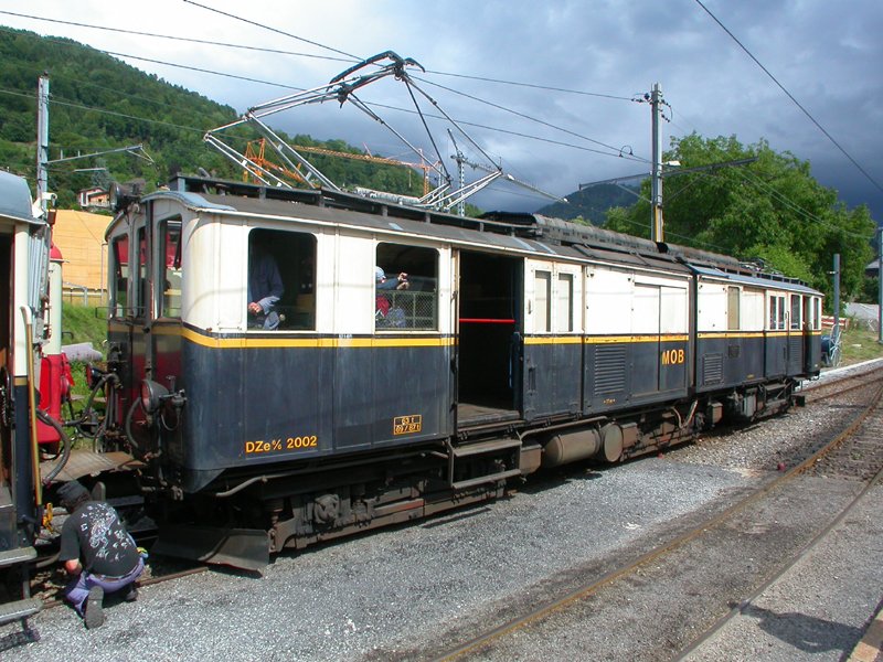 FZe 6/6 2002 ex MOB  Blonay 20.07.2008