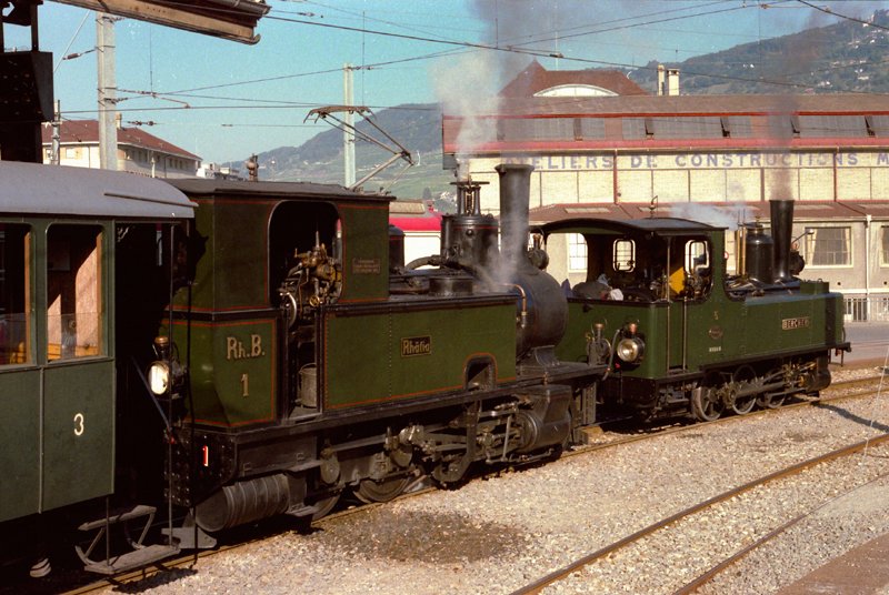 G 3/3 5 ex LEB G 3/4 1 RhB Vevey 1985