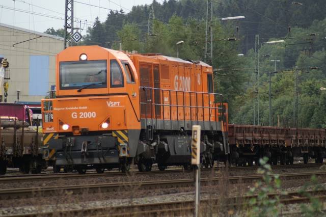 G2000 der Siegener Kreisbahn
durch Siegen-Geisweid 02.10.2006