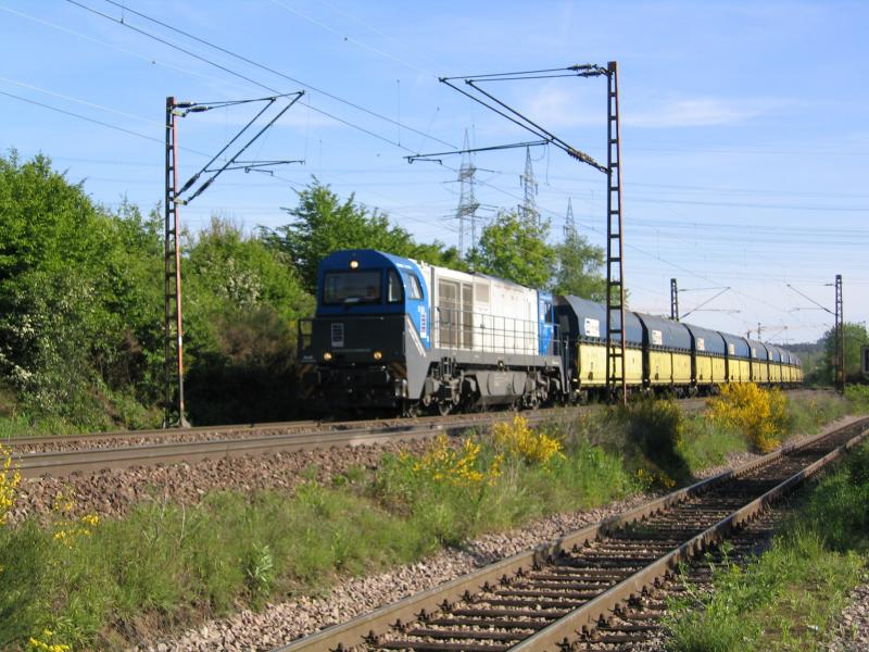 G2000 von Unisped angemietet f�r den Kohlenpendel F�rstenhausen-Ensdorf am 12.5.05 