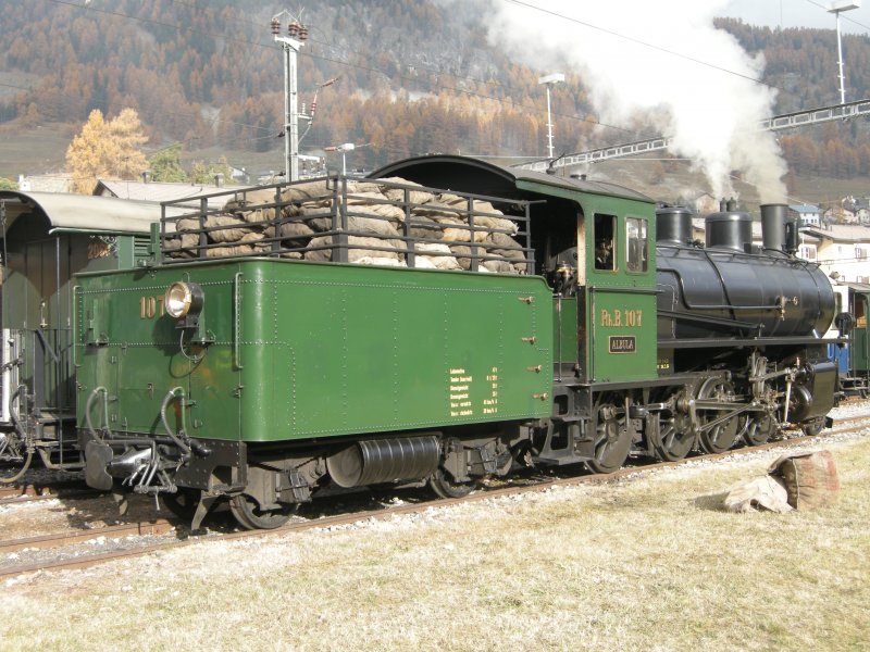 G4/5 107 am 22.10.08 in Samedan.