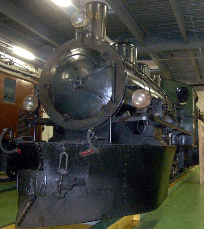 G4/5 108 am 13.9.08 beim Unescofest im Depot Samedan.(Gelnde war ffentlich zugnglich)