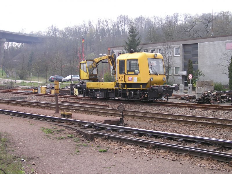 GAF 100 mit altem DB-Logo am 03.04.2007 in Saarbrcken.