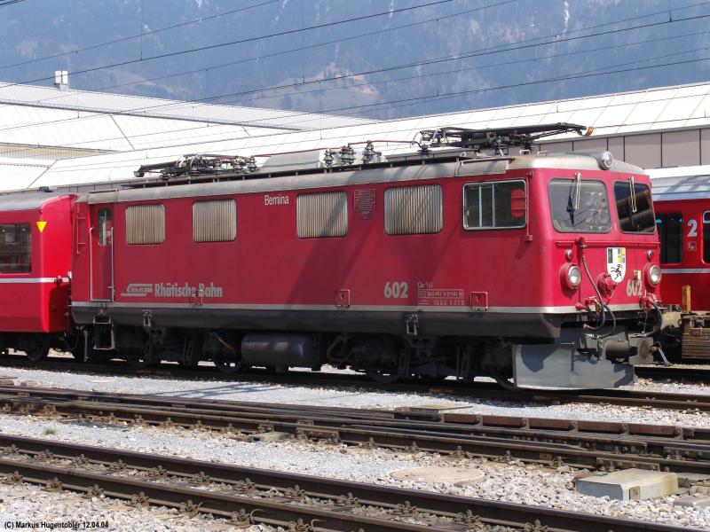 Ge 4/4 I 602 Bernina am 12.04.04 in Landquart
